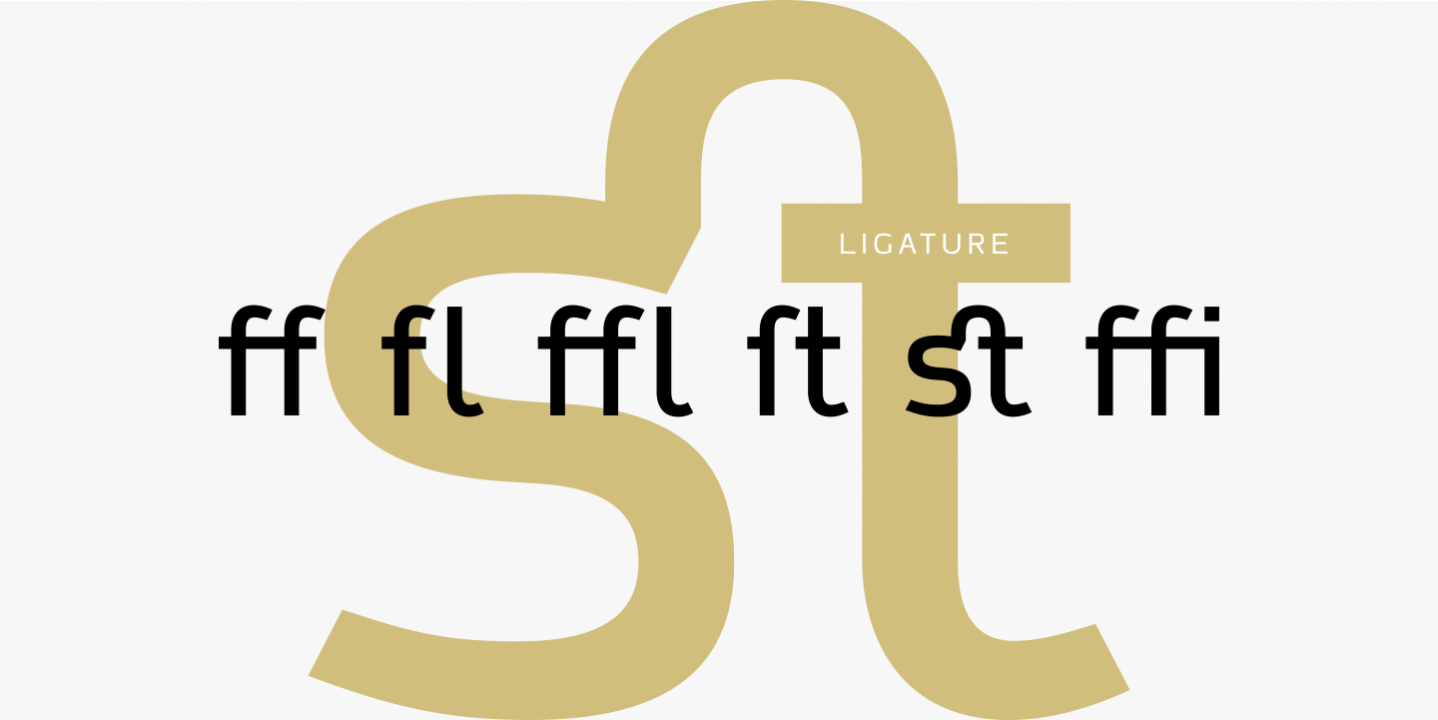 Genua Sans Genua Sans Typeface | Fonts with many OpenType features