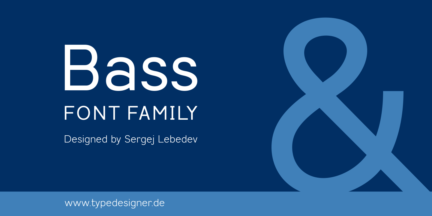 Bass font family