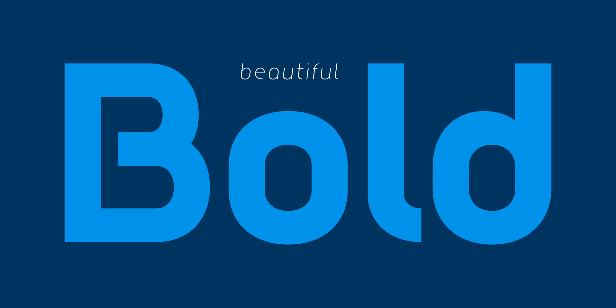 Bilbao Sans Typeface. Beautiful Bold.