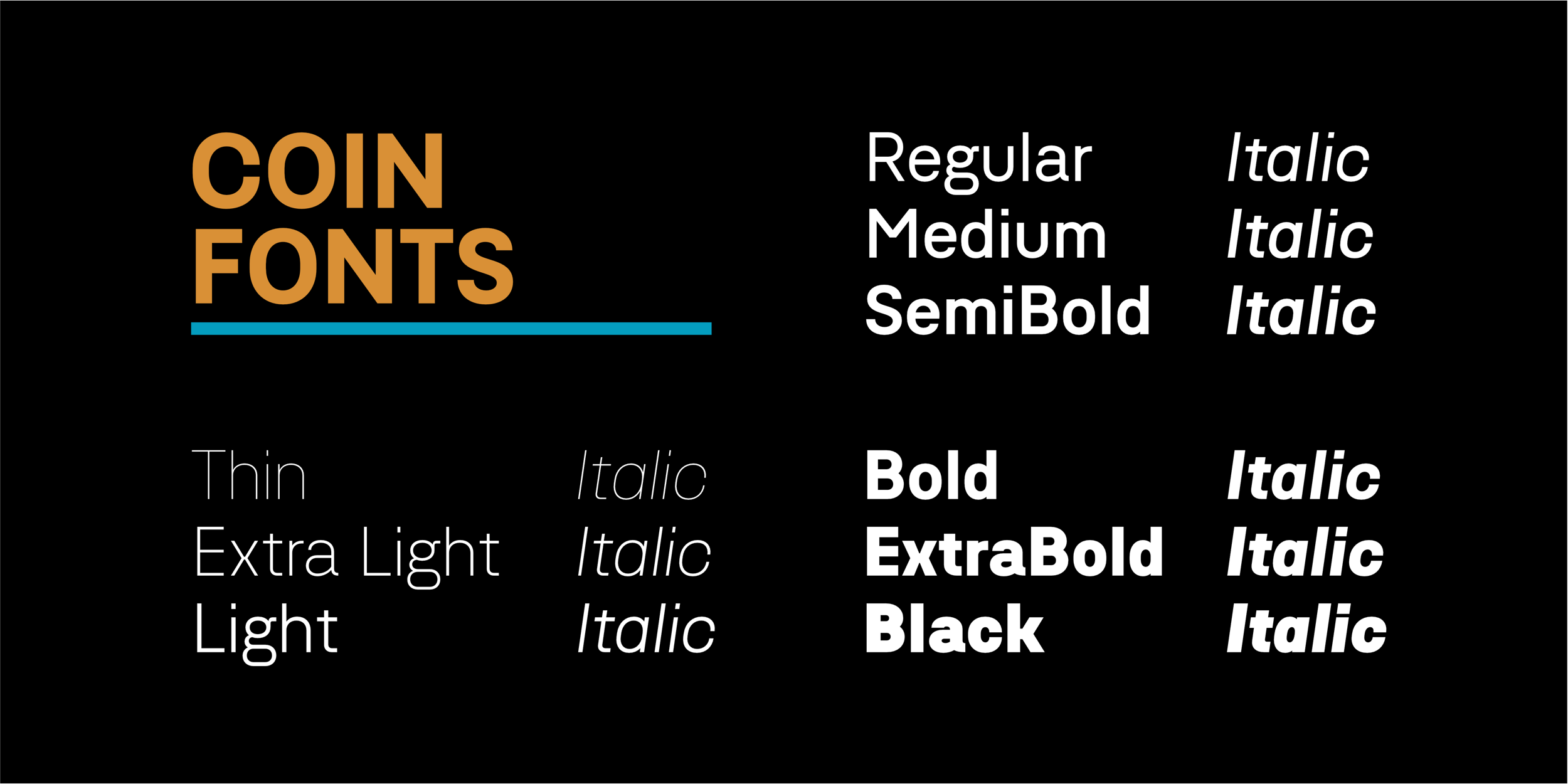 The font family encompasses weights ranging from Thin to Black, rendering it suitable for a multitude of projects, including branding, graphic design, publishing, and web design.