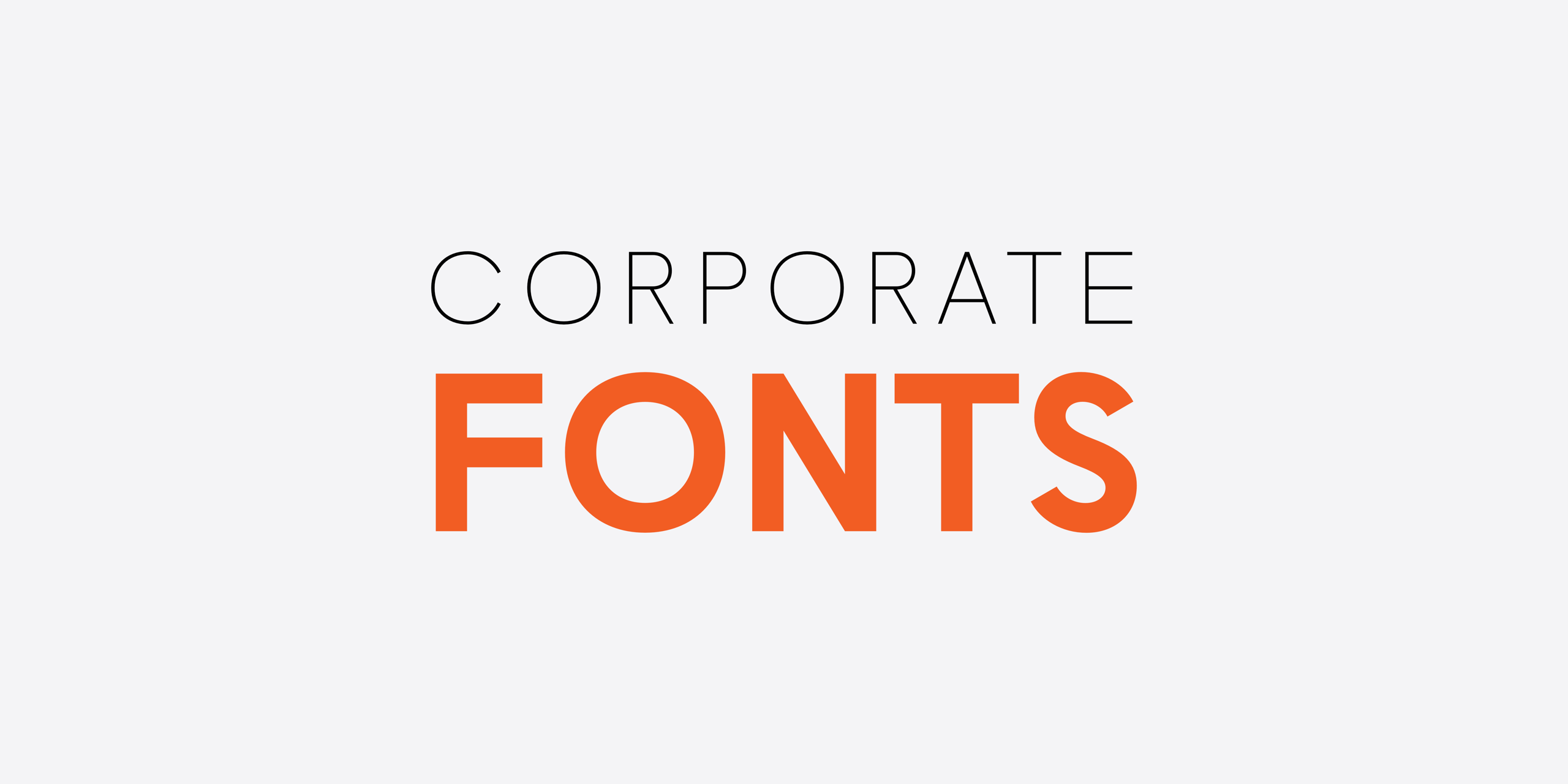 Font Design von Corporate Fonts