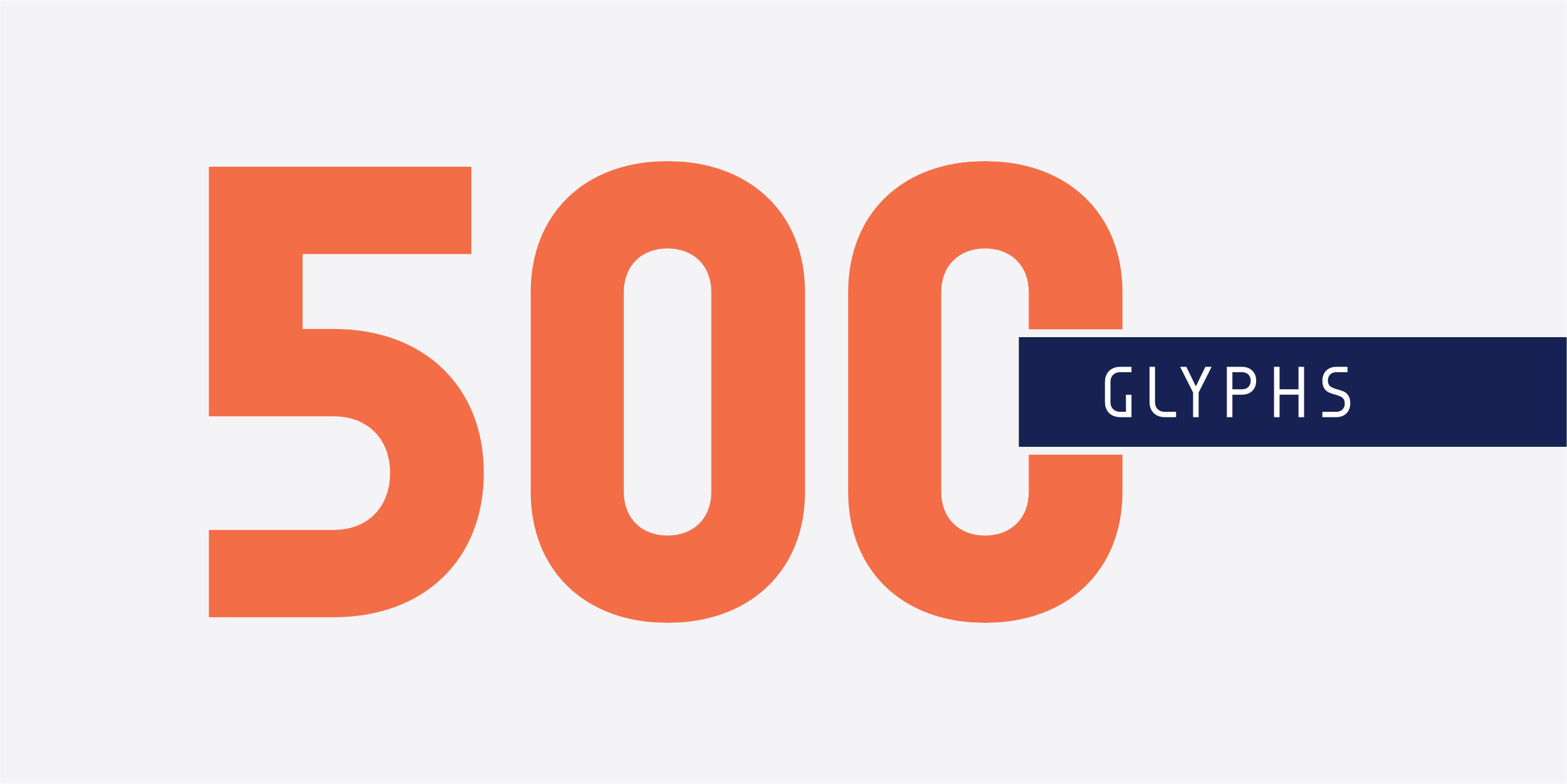 The letterforms are defined by modern proportions and precise detailing, giving the typeface a unique and contemporary appearance.